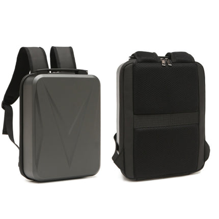 For DJI AVATA Advanced Edition Hard Shell Backpack Shoulder Bag Storage Bag Box Suitcase(Dark Gray)-garmade.com