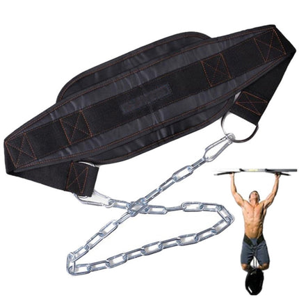 Fitness Weight Belt With Thickened Iron Chain-garmade.com