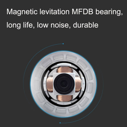 MF12025 4pin High Air Volume High Wind Pressure FDB Magnetic Suspension Chassis Fan 2200rpm (White)-garmade.com