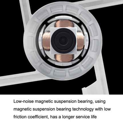 MF8025 Magnetic Suspension FDB Dynamic Pressure Bearing 4pin PWM Chassis Fan, Style: Non-luminous (White)-garmade.com