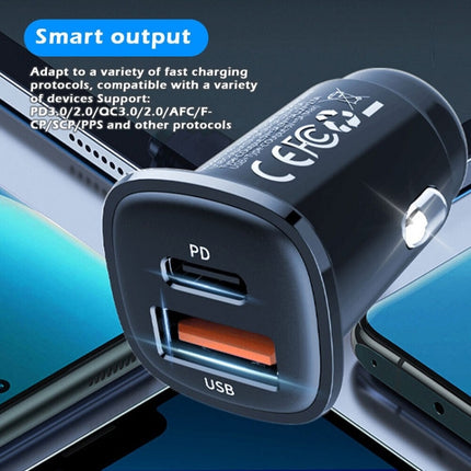 S-33 PD 30W Dual Port USB Super Fast Charge Car Charger-garmade.com