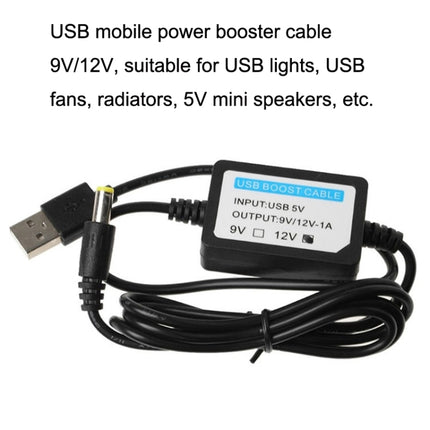 2pcs DC 5V to 9V USB Booster Line Mobile Power Cord-garmade.com