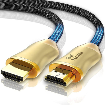CO-HD801 1m HDMI 2.1 Version 8K 60Hz For PS4 Cable Projector Notebook Set-Top Box Cable(Gold)-garmade.com