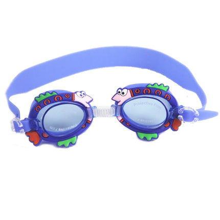 Cartoon Children Swimming Goggles Baby Waterproof Anti-fog High-definition Swimming Goggles(Blue Fish)-garmade.com