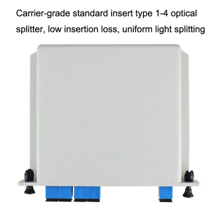 4 In 1 Plug-in PLC Optical Splitter SC Port Carrier-grade Fiber Optic Splitter-garmade.com