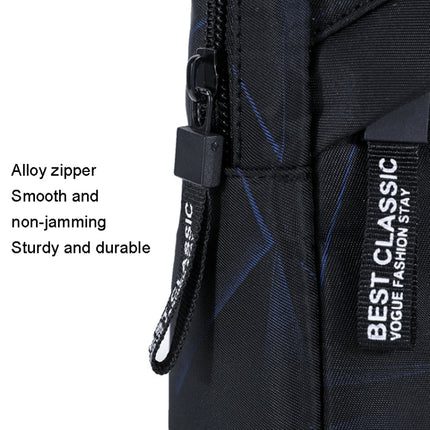 XQB990 Men Chest Bag Messenger Bag Oxford Cloth Sports Bag, Color: Camouflage Dark Blue-garmade.com