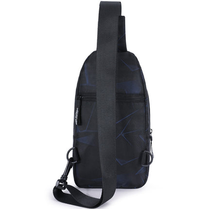 XQB993 Men Chest Bag Messenger Bag Oxford Cloth Sports Bag, Color: Dynamic Blue-garmade.com