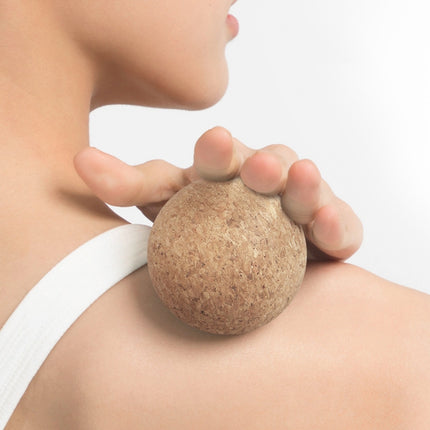 YG049 High-Density Cork Yoga Massage Ball Fitness Fascia Balls, Specification: Diameter 70mm-garmade.com