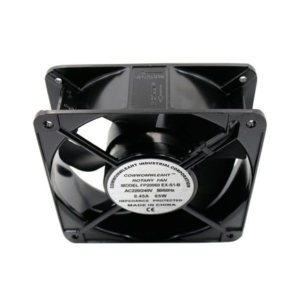 FP20060 110V 20cm Chassis Cabinet Metal Case Low Noise Cooling Fan-garmade.com