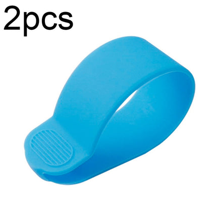 X0211 2pcs Scooter Accelerator Dial Silicone Case Dial Cover For Xiaomi M365/1S/Pro/MAX G30/ES2(Blue)-garmade.com