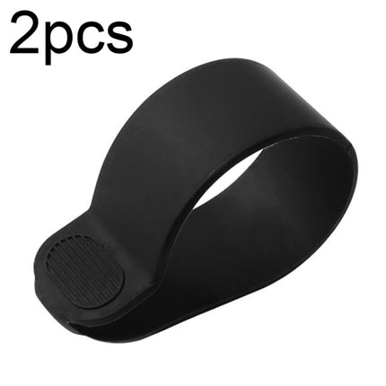 X0211 2pcs Scooter Accelerator Dial Silicone Case Dial Cover For Xiaomi M365/1S/Pro/MAX G30/ES2(Black)-garmade.com