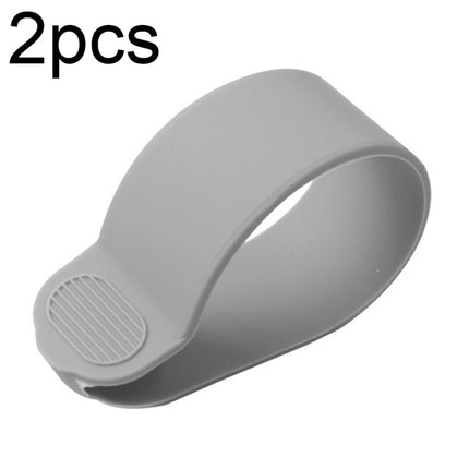X0211 2pcs Scooter Accelerator Dial Silicone Case Dial Cover For Xiaomi M365/1S/Pro/MAX G30/ES2(Grey)-garmade.com