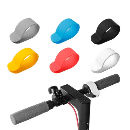 X0211 2pcs Scooter Accelerator Dial Silicone Case Dial Cover For Xiaomi M365/1S/Pro/MAX G30/ES2(White)-garmade.com