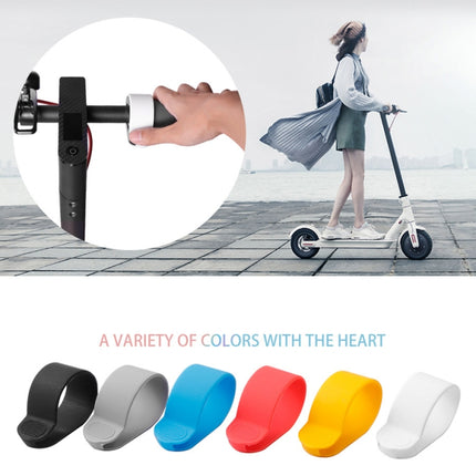 X0211 2pcs Scooter Accelerator Dial Silicone Case Dial Cover For Xiaomi M365/1S/Pro/MAX G30/ES2(White)-garmade.com