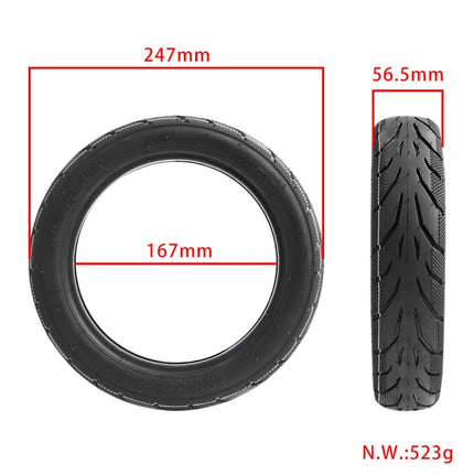For Ninebot F20/25/30/40 10 Inch Electric Scooter Pneumatic Tire, Style: Outer TIire-garmade.com