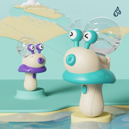 Children Snail Cartoon Water Toy Summer Beach Play Bath Toy(Purple)-garmade.com