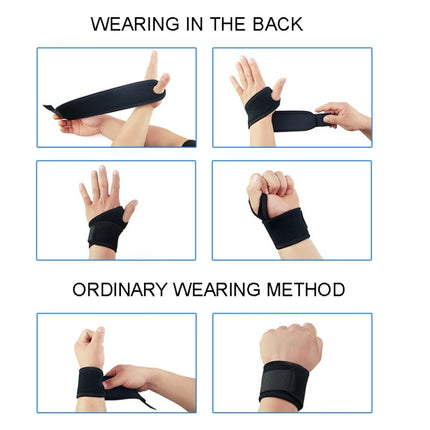 Sport Wrist Brace Polyester Cotton Knitted Wrist Support Protector-garmade.com