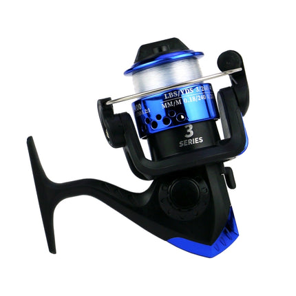 YUMOSHI JL200 Spinning Reel With Line(Electroplated Blue)-garmade.com