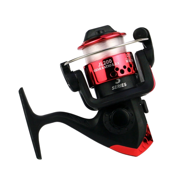 YUMOSHI JL200 Spinning Reel With Line(Electroplated Red)-garmade.com