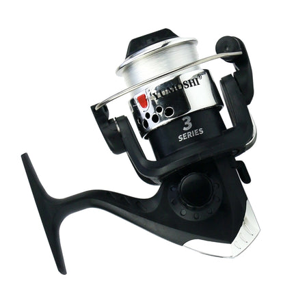 YUMOSHI JL200 Spinning Reel With Line(Electroplated Silver)-garmade.com