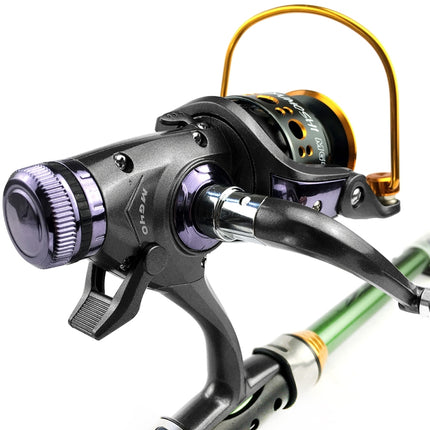 YUMOSHI MG60 Double Unloading Metal Head Front and Rear Brake Fishing Reel-garmade.com