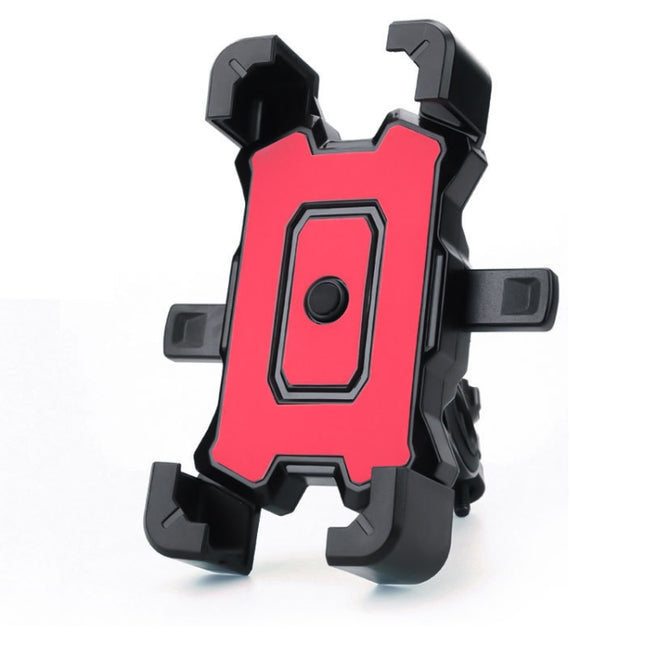 Electric Bike Motorcycle Bicycle Riding Shockproof Navigation Bracket, Color: Red For Handlebar-garmade.com