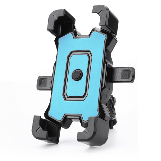 Electric Bike Motorcycle Bicycle Riding Shockproof Navigation Bracket, Color: Blue For Handlebar-garmade.com