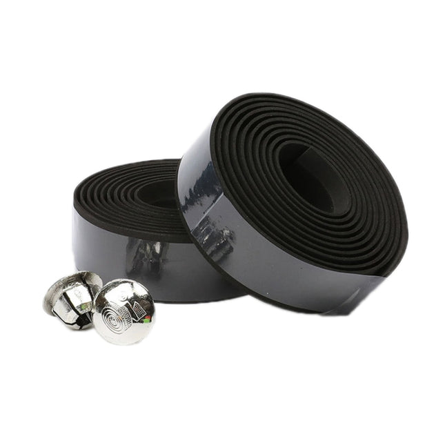 Camouflage Bicycle Curved Handlebar Straps(Pure Black)-garmade.com