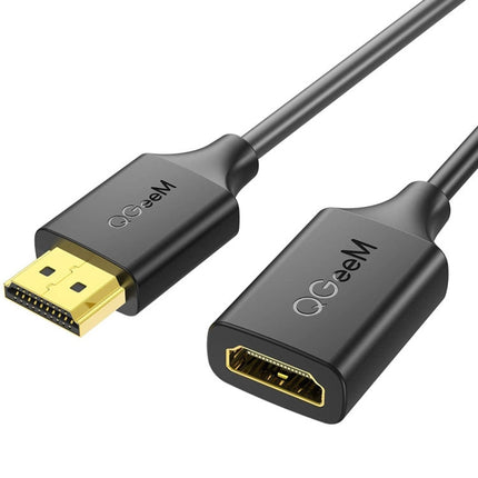 QGeeM QG-HD19 4K HDMI 2.0 Extension Cable Supports 3D, HD, 2160p, Compatible With Roku Fire Stick 1m Length-garmade.com