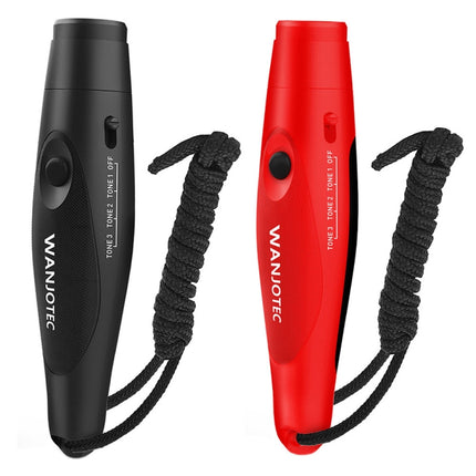 WANJOTEC EW001 Large Volume Outdoor Training Referee Coach Electronic Whistle, Color: Black Red-garmade.com