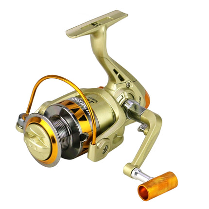 YUMOSHI JF4000 Spinning Fishing Reel 5.2:1 Gear Ratio Metal Spool Saltwater Fishing Tools-garmade.com
