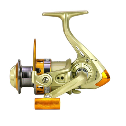 YUMOSHI JF3000 Spinning Fishing Reel 5.2:1 Gear Ratio Metal Spool Saltwater Fishing Tools-garmade.com