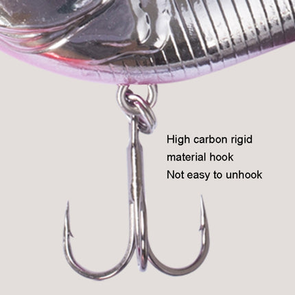 DF080 16g Double Paddle Tractor Surface Tether Roadrunner Fake Lure Long-distance Casting Lure(Red Head Silver)-garmade.com