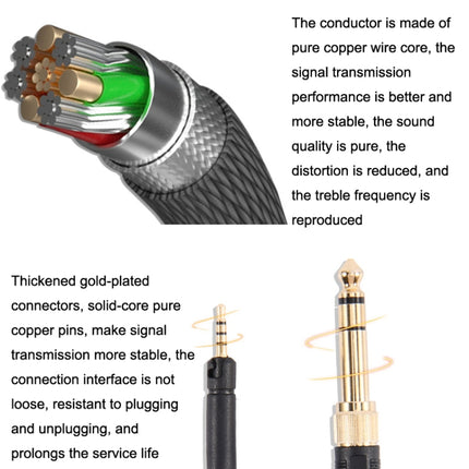 ZS0185 For Sennheiser HD598 / HD558 / HD518 / HD595 Earphone Spring Cable, Cable Length: 1.4m-3m-garmade.com