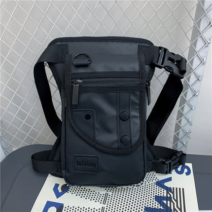 Outdoor Travel Waist And Leg Bag Motorcycle Cycling Tactical Multi Function Bag(Black)-garmade.com