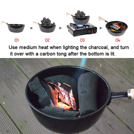 Outdoor Wood Burning Tool Portable Stove Charcoal Burner Pot-garmade.com