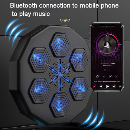 Bluetooth Intelligent Music Boxing Trainer Wall Mounted Electronic Boxing Practice-garmade.com