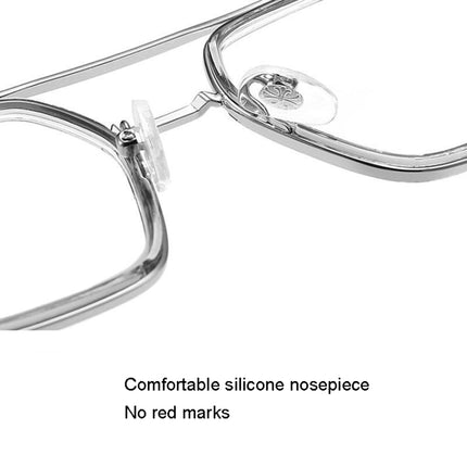 A5 Double Beam Polarized Color Changing Myopic Glasses, Lens: -250 Degrees Change Tea Color(Black Gold Frame)-garmade.com