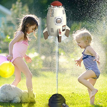 Outdoor Yard Sprinkler Rocket Toy With 3m Hose Undersea-garmade.com