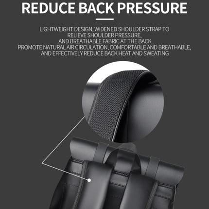 Oxford Fabric Large Capacity Decompression Anti-Shock Student Shoulder Bag(Black)-garmade.com