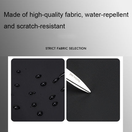 Large-capacity Waterproof Wear-resistant Laptop Backpack with USB Charging Hole(Black)-garmade.com