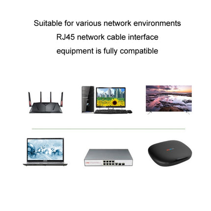 2m JINGHUA Cat5e Set-Top Box Router Computer Engineering Network Cable-garmade.com