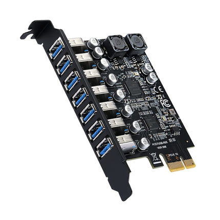 PCE7USB-R05 PCI-E To USB 3.2 GEN1 7-Port 19PIN Expansion Card Super Speed 5Gbps-garmade.com