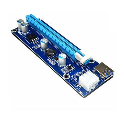 PCE164P-N03 VER006C Mini PCI-E 1X To 16X Riser For Laptop External Image Card, Spec: Blue Board 6pin-garmade.com