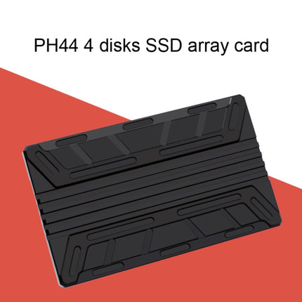 NVMe M.2 MKEY SSD RAID Array Motherboard PCIE Split Card Heatsink-garmade.com
