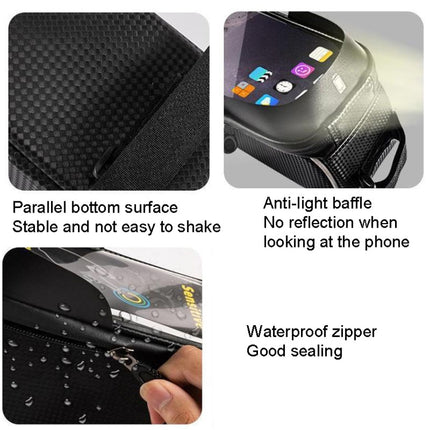 Bicycle Riding Front Beam Bag Mobile Phone Touch Screen Waterproof Storage Bag Without Packaging Box-garmade.com