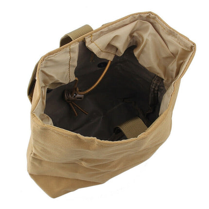 Outdoor Folding Waist Bag Multifunctional Accessory Hanging Bag, Color: Mud Color-garmade.com