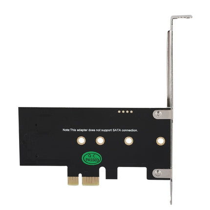 PCI-E 1X To M.2 NVME KEY-M SSD Riser Card Adapter With Baffle-garmade.com
