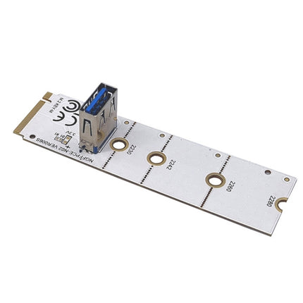 M.2 NVME To USB 3.0 PCI-E Expansion Card Adapter for Graphics Card(Whiteboard)-garmade.com