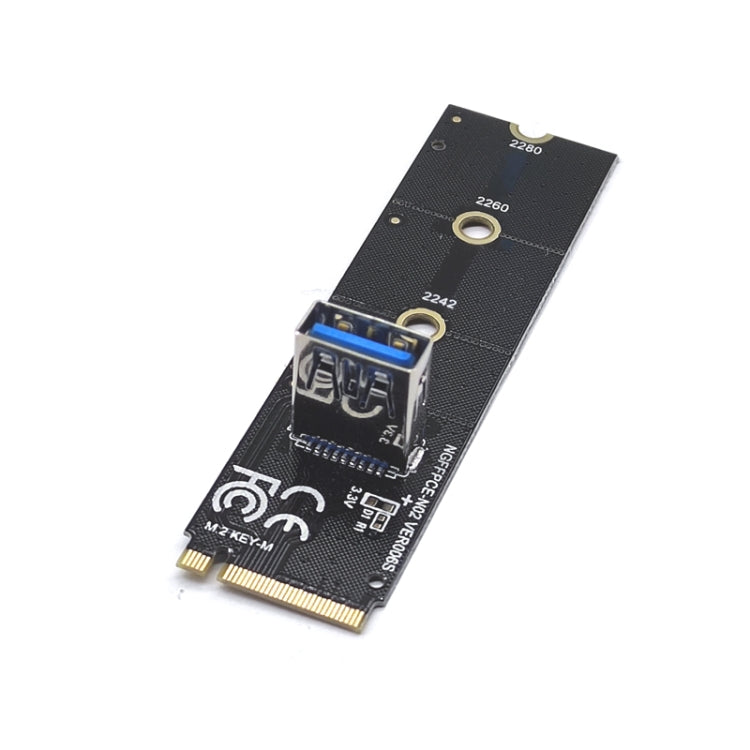 M.2 NVME To USB 3.0 PCI-E Expansion Card Adapter for Graphics Card(Whiteboard)-garmade.com